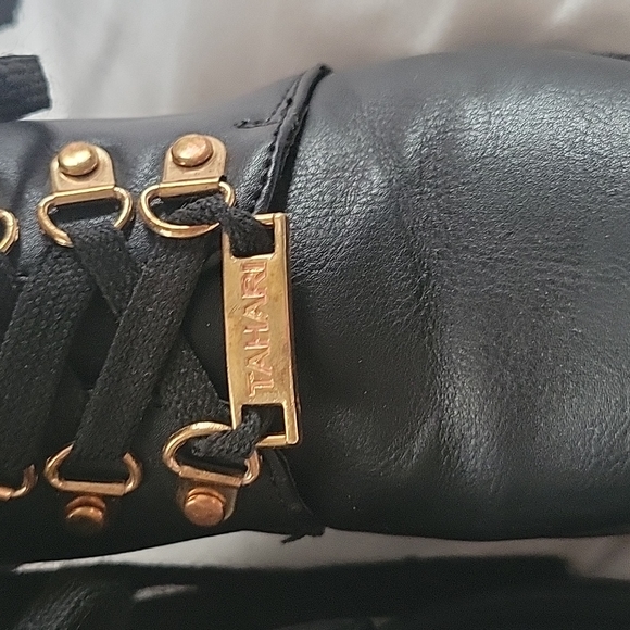 Black Tahari boots, GUC🎉🖤🎊 - Picture 3 of 14
